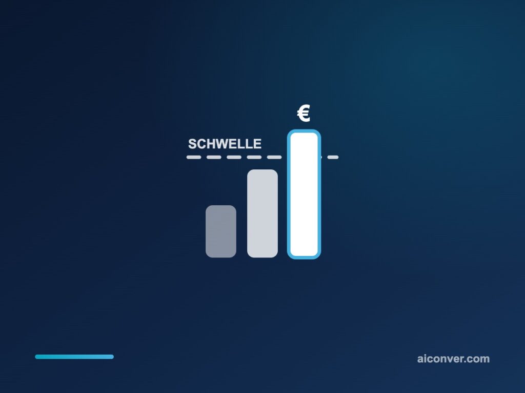 EU-Schwellenwerte – Balken über der Schwelle